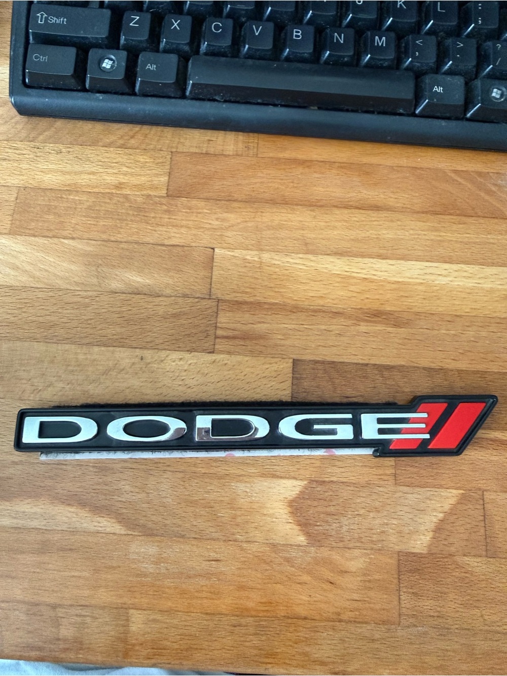 New dodge Velcro emblem
